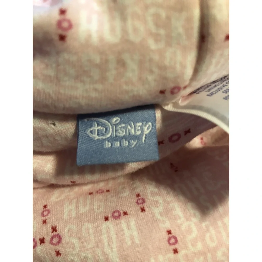 Disney Baby Snowsuit Girls 3/6 Mos Winnie The Pooh Pink EUC Beautiful soft